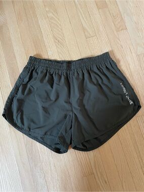Lorna Jane Olive Green Athletic Running Shorts